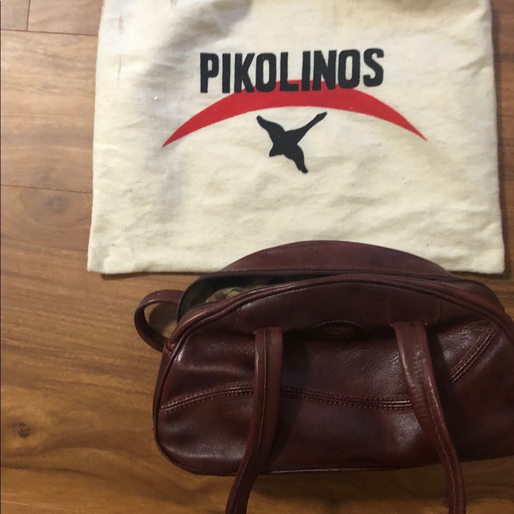 Pikolinos leather satchel purse